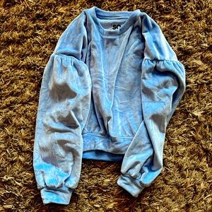 Girls velour sweatshirt size large 10/12